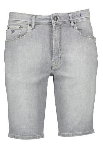 Lichtgrijse jeanshort Atelier Noterman 