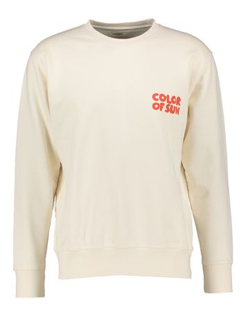 Beige sweater met print op de rug Jacob Castart