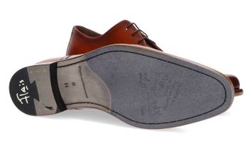 Cognac kleurige veterschoenen Floris Van Bommel