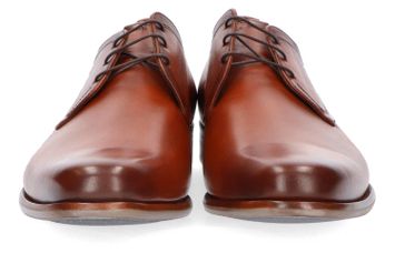 Cognac kleurige veterschoenen Floris Van Bommel