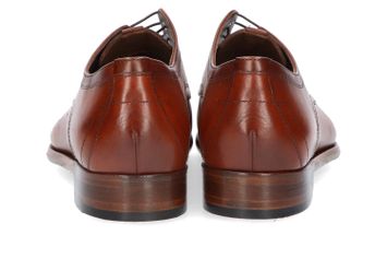 Cognac kleurige veterschoenen Floris Van Bommel