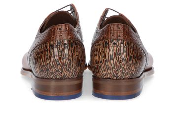 Donker cognac lage schoenen Floris Van Bommel
