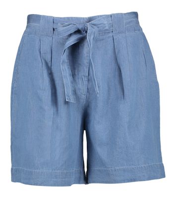 wijdvallende soepele jeansshort Allison Peppercorn