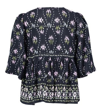 Zwaarte lowvallende bloes met print Narry Ba&sh