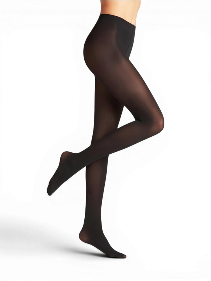 Zwarte pure panty matt 50 den Falke