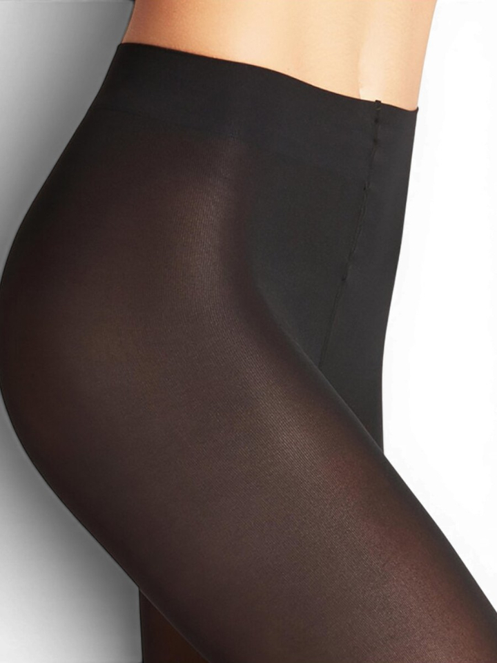 Zwarte pure panty matt 50 den Falke