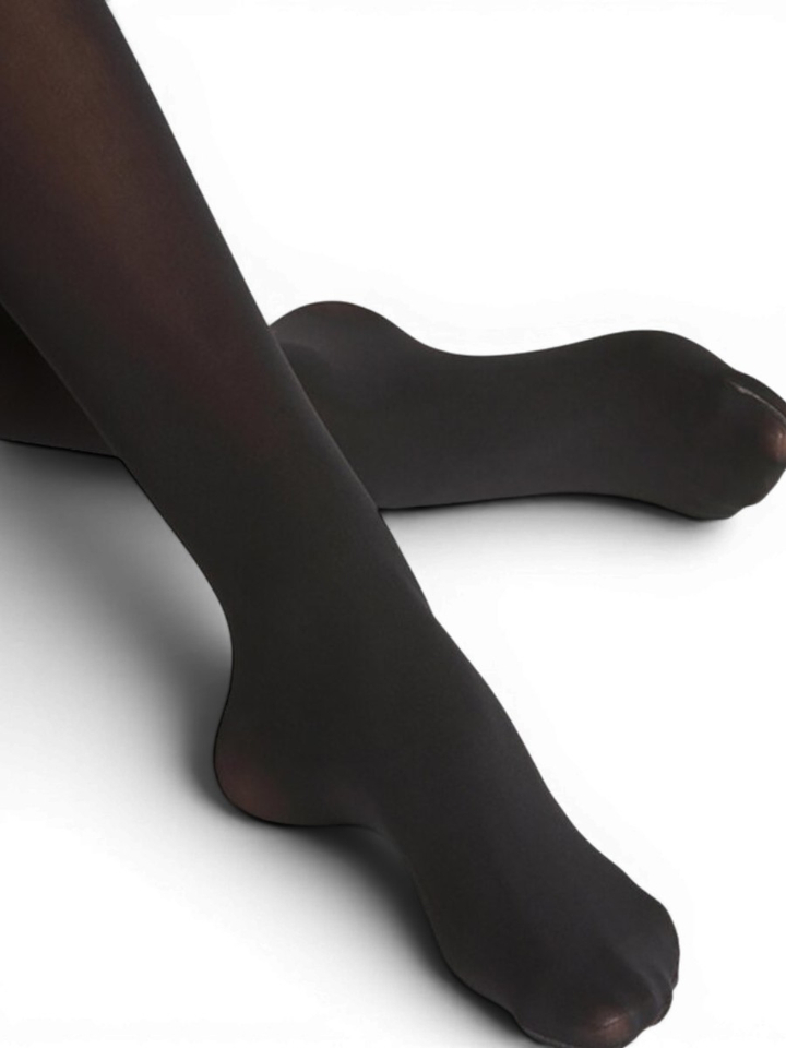 Zwarte pure panty matt 50 den Falke