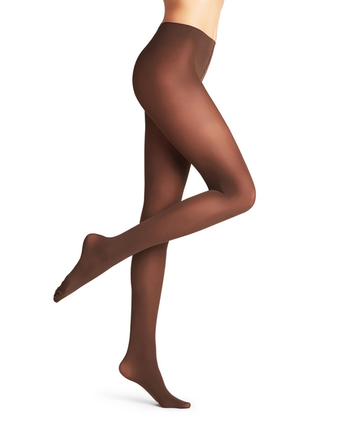 Bruine pure panty matt 50 den Falke