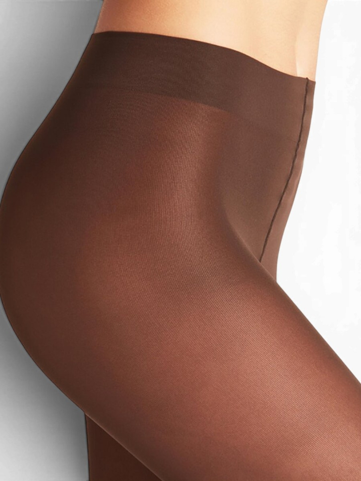 Bruine pure panty matt 50 den Falke