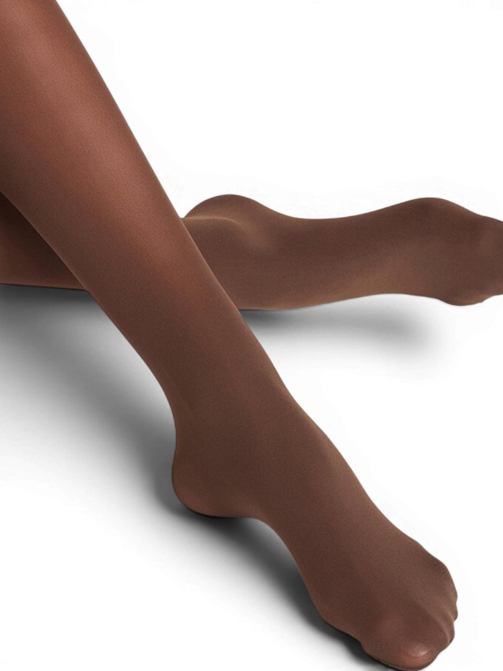 Bruine pure panty matt 50 den Falke