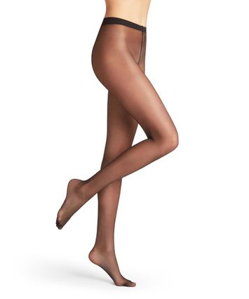 Zwarte panty pure mat 20 Falke