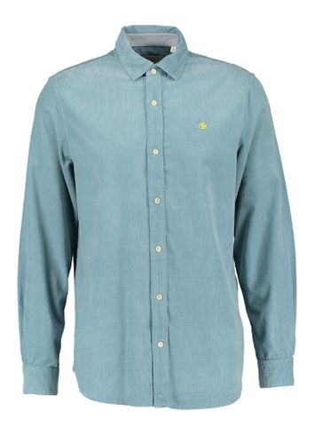 Blauw ribfluwelen hemd Scotch & Soda