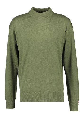 Groene trui met ronde hals en lange mouwen Scotch&Soda