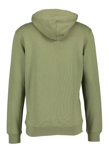 Kaki katoenen hoodie met logo embleem Scotch & Soda