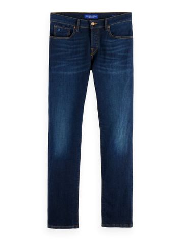 Donkerblauwe slim fit jeans Scotch & Soda