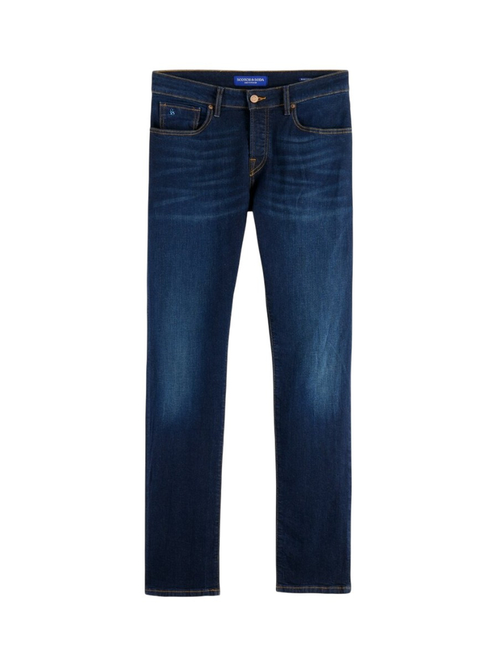 Donkerblauwe slim fit jeans Scotch & Soda