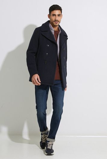 Donkerblauwe slim fit jeans Scotch & Soda