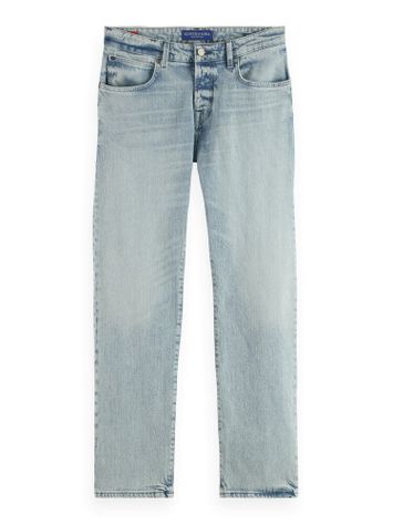 Licht blauwe straight fit jeans Scotch & Soda