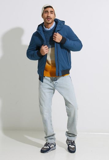 Licht blauwe straight fit jeans Scotch & Soda
