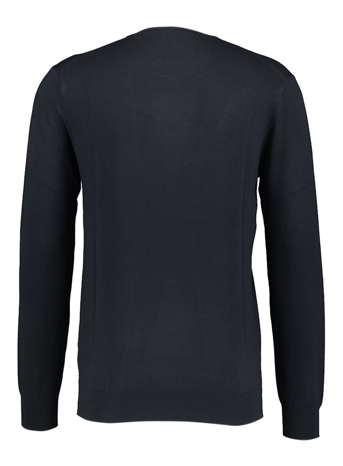 Donkerblauwe pull met ronde hals Scotch & Soda