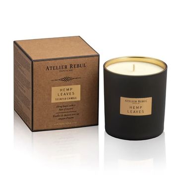 Hemp Leaves geurkaars 210g Atelier Rebul