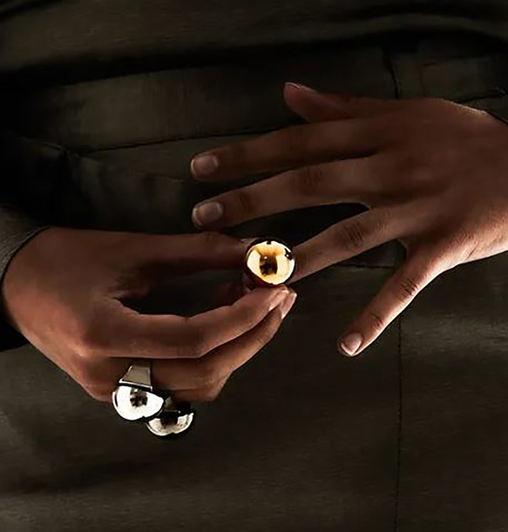 Relate ring goud Laurence Delvallez