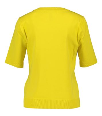 Gele t-shirt met ronde hals Marccain