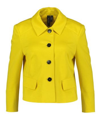 Gele blazer met zwarte knopen Marccain 