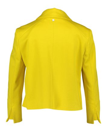 Gele blazer met zwarte knopen Marccain 
