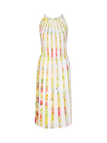Multicolor jurk met plissé Marc Cain collections 