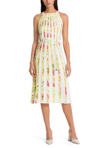 Multicolor jurk met plissé Marc Cain collections 