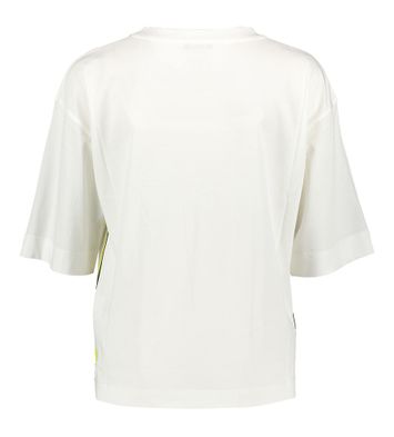 Ecru t-shirt met bloemen en strass Marcain Sport