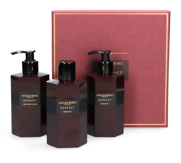 Bereket giftbox Hand and Body- Liquid Soap- Shower Gel Atelier Rebul