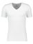 Witte t-shirt met v-hals en  korte mouwen Body Fit Olymp