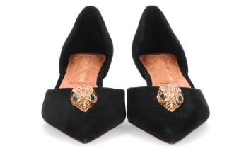 Zwarte pumps met goudkleurig detail Kurt Geiger