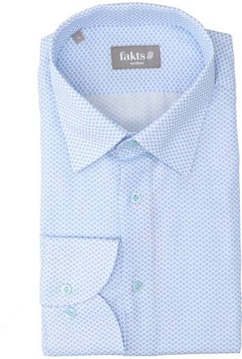 Blue light minimal katoenen hemd ( regular fit) en lange mouwen Fakts