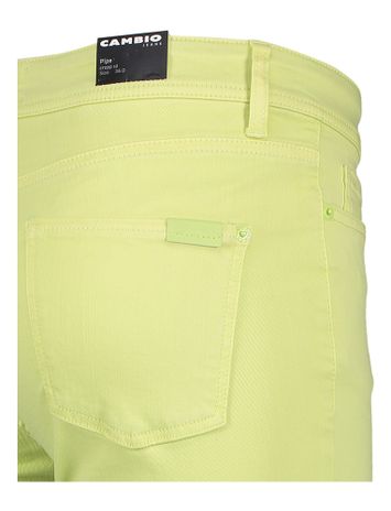 Groene denim skinny jeans Piper cropped Cambio