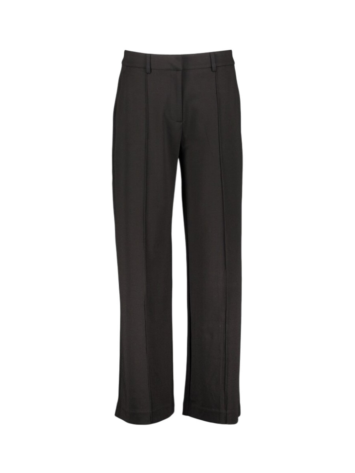 Zwarte broek met plooi vooraan Kate Sus Office Ichi