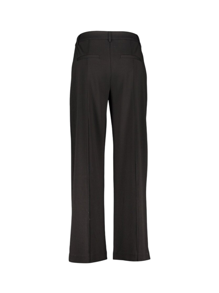 Zwarte broek met plooi vooraan Kate Sus Office Ichi