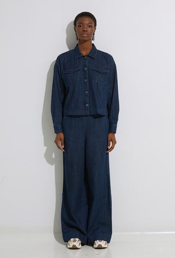 Jeans jacket met knopen Aubrey Ichi