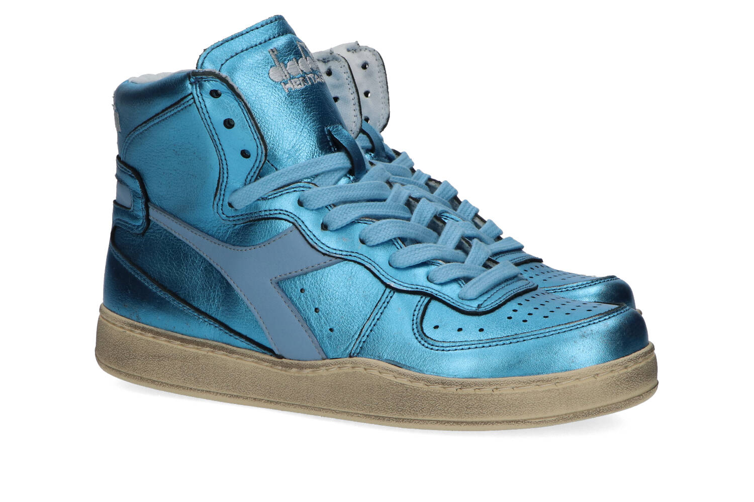 Hoge blauwe sneakers sale