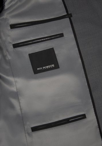 Donkergrijze blazer Roy Robson 