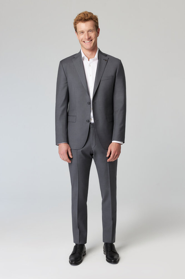 Donkergrijze blazer Roy Robson