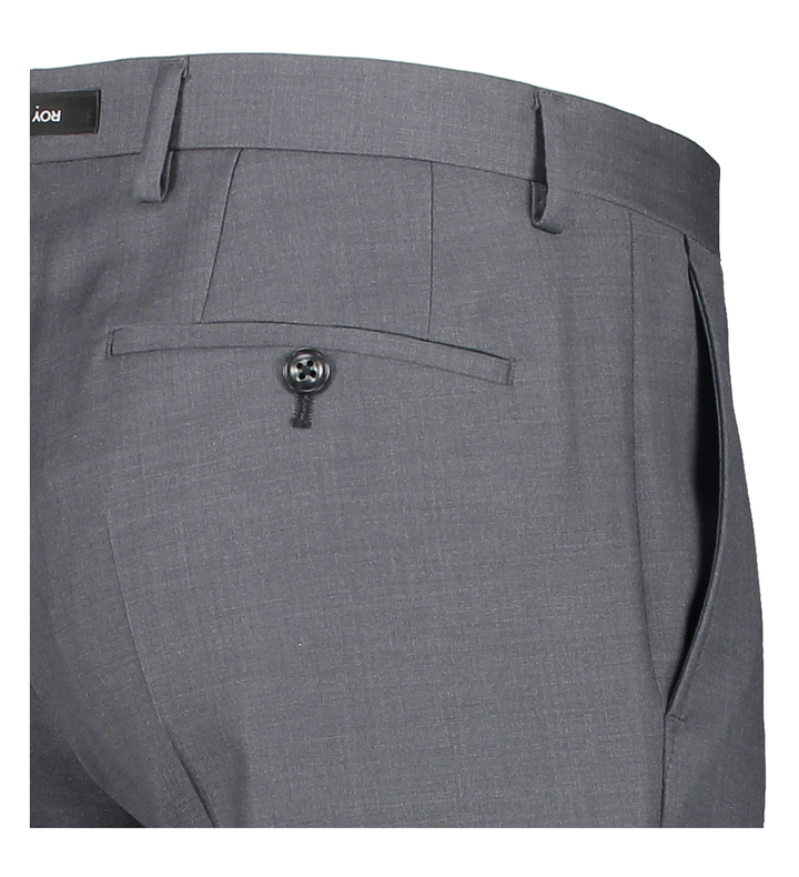 Donkergrijze geklede broek Roy Robson