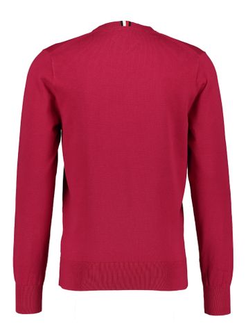 Bordeaux pull met ronde hals Tommy Hilfiger