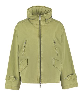 Kaki groene oversized vest Mendes Blonde