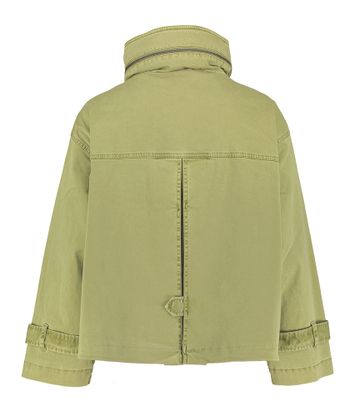 Kaki groene oversized vest Mendes Blonde