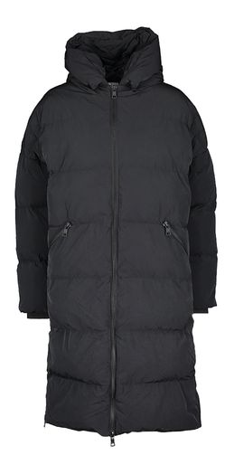 Zwarte padded winterjas met kap Gabriella Blonde N08