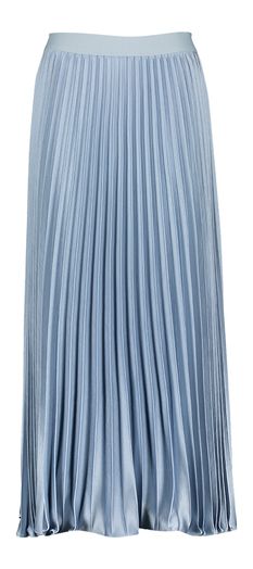 Glanzende lichtblauwe plissé rok GAVINO Max Mara Weekend