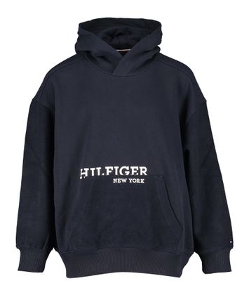 Donkerblauwe hoodie Tommy Hilfiger